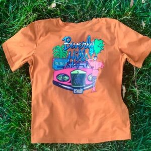 Car and Letter Graphic Tee